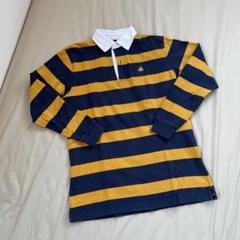 ブルックスブラザーズ ラガーシャツ ボーダー 長袖 青 ネイビー 水色 刺繍 L ブルックスブラザーズ ラガーシャツ ボーダー 長袖 青 ネイビー