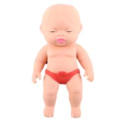 キモカワベイビー スクイーズ人形 アグリー 赤ちゃん 15cm レッド
