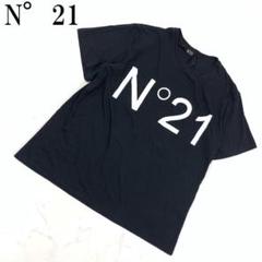 LA6420 ヌメロヴェントゥーノ コットン 半袖プリントTシャツ ブラックXL LA6420 ヌメロヴェントゥーノ コットン 半袖プリントTシャツ