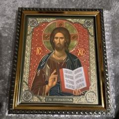 真作保証】イコン 聖ニコラウス肖像 ロシア正教 宗教画 キリスト