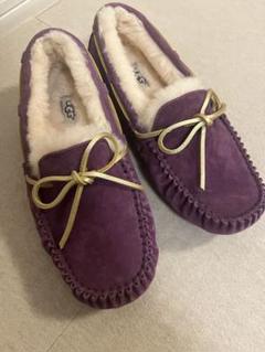 UGG モカシン パープル　新品未使用 UGG パープル モカシン 24cmオンライン ストア