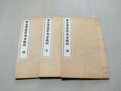 煎茶会の図録  角山春篁翁薦事図録  木版3冊揃   書跡・絵画・古銅器 煎茶会の図録 角山春篁翁薦事図録 木版3冊揃 書跡・絵画・古銅器