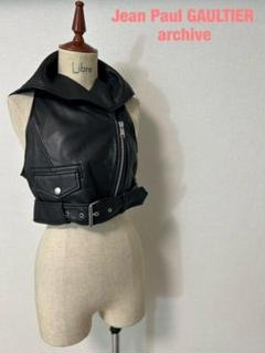 Jean Paul Gaultier ライダース レザー ダブル 2025年最新】JEAN PAUL GAULTIER レザージャケット・ライダース