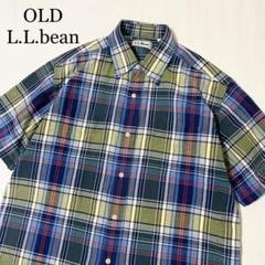 OLD L.L.bean コットン マドラスチェックシャツ レギュラーカラー Mのサムネイル