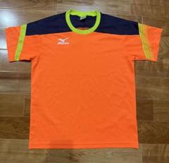 Mizuno テニス Tシャツ オレンジ/ネイビー JAPAN Sサイズ　ミズノ
