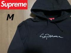 Supreme シュプリーム 筆記体 スクリプト パーカー ネイビー XL Supreme(シュプリーム) Malcolm X Hooded Sweatshirtプル
