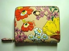 COACH ビルフォールドウォレット フローラル 花柄