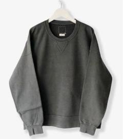 visvim JUMBO SWEAT L/S DMGD charcoal 3