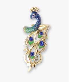 ANNA SUI リング　マハラジャ　孔雀モチーフリング　アナスイ　未使用　レア