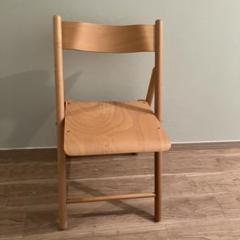 廃盤モデル 無印良品 MUJI 折りたたみ椅子 ナチュラルウッド 廃盤モデル 無印良品 MUJI 折りたたみ椅子 ナチュラルウッド
