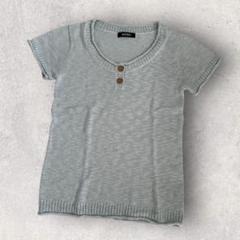 【EAST BOY】イーストボーイ ヘンリーネック サマーニット クルーネック