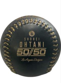 【正規品】 大谷翔平　記念ボール　2024年50/50 ブラックレザー
