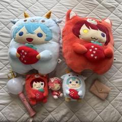 すとぷり 莉犬 ぬいぐるみ・うちわ・ペンライトセット rh すとぷり他 グッズまとめセット（D） うちわ ペンライト