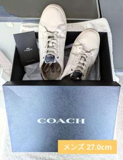 COACH コーチ レザースニーカー clp lw tp 27cm - メルカリ
