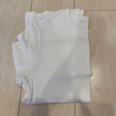 UNIQLO ユニクロ ソフトリブクルーネックT ホワイト　Mサイズ