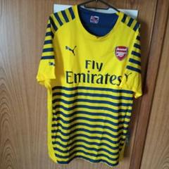 Puma Arsenal イエローストライプジャージサイズXL