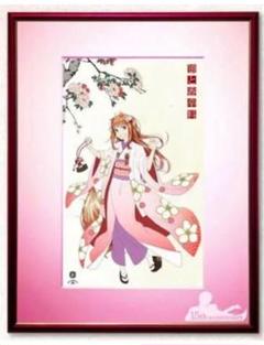 新品】第二版 狼と香辛料 浮世絵木 版画 狼桜美人図 ホロ - メルカリ