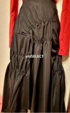 ⭐︎新品✨アシンメトリー ブラックスカート モード系