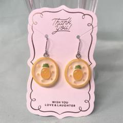パイナップルデザイン フルーツ ピアス カラフル