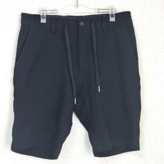 ナノユニバース ショートパンツ ジャージ　L メンズ　ブラック　美品　短パン