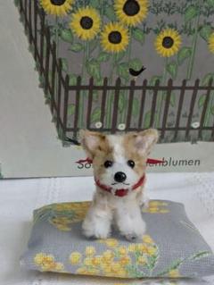 モールアート　犬　コーギー　ミニチュア　シュタイフ　北欧暮らしの道具店　無印良品