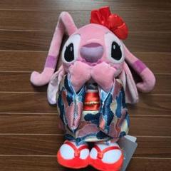 【美品】ディズニー　スティッチ　エンジェル　着物　和装　ぬいぐるみ　ペア Disney - 【美品】ディズニー スティッチ エンジェル 着物 和装