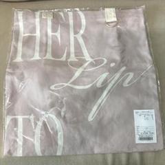 Her lip to - Herlipto HLT Flat Logo Tote rose 名古屋限定の