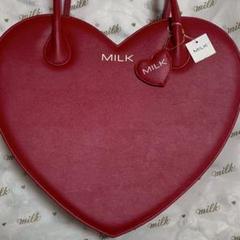MILK ハートバッグ　45th　赤 ミルク レッド 周年 限定 希少 ハート BAG - MILK MILKBOY OFFICIAL ONLINE SHOP | milk inc.