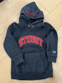 希少レア90s Champion Stussy コラボ パーカー XLサイズ - メルカリ