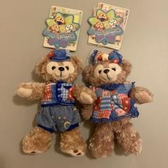 ダッフィー シェリーメイ ぬいぐるみバッジ 15周年 ウィッシングトゥギャザー