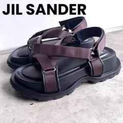 JIL SANDER パデッド レザーサンダル 42 ジルサンダー サンダル レザーサンダル メンズ SIZE 42 Jil