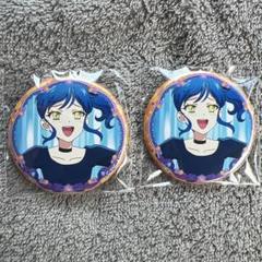 アイカツ！ イオン限定 チョコインサブレ 霧矢あおい 缶バッジ　12個セット イオン限定 チョコインサブレ アイカツ 霧矢あおい 缶バッジ 2個