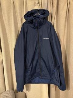 ⭐美品　モンベル　ライトシェルパーカー　マウンテンパーカー　キャンプ　登山　紺M ライトシェルパーカ Men's｜モンベル