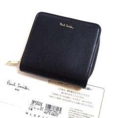 未使用品 Paul Smith ポールスミス 黒 メンズ 折り財布 財布 Paul Smith ポールスミス 二つ折り 財布 メンズ ブランド