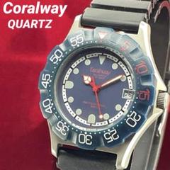 未使用 Coralway コーラルウェイ 純正ラバーベルト 電池交換済 腕時計