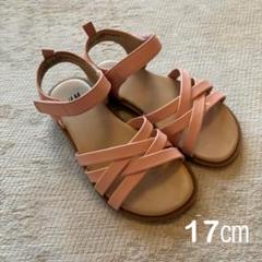 H&M ストラップサンダル ピンク　17.5cm