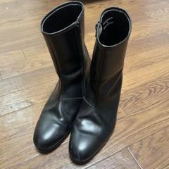 HARE 本革 サイドジップ ヒールブーツ 26.5センチ - メルカリ