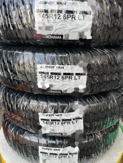 新品未使用ヨコハマタイヤ4本セット145/80R12 型番355 送料無料!! 中古タイヤ 145/80R12 80/78N 4本セット ヨコハマ スーパー バン