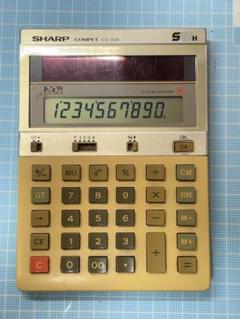 書き溜め space: SHARP COMPET CS-1118 蛍光表示管式卓上電卓