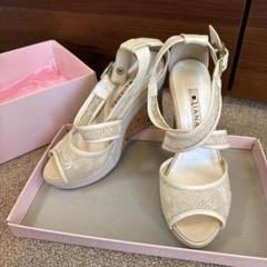 Diana リボン×ストラップの大人フェミニンフラットミュール　新品未使用 数々の賞を受賞 DIANA ダイアナ リボン×ストラップの大人