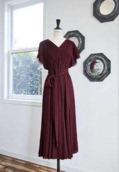 ワンピース Her lip to BonVoyage Belted LongDress Her lip to - 【クリーニング済】 Bon Voyage Belted Long Dress