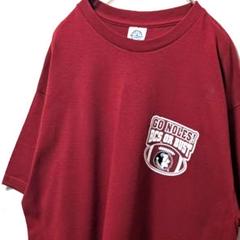 デルタ NCAAフロリダセミノールズ ロゴ Tシャツ えんじ色レッド赤L古着