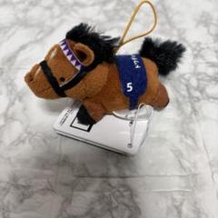 サラブレッドコレクション ねそべりぬいぐるみ　フィンガーパペット ●ドウデュース