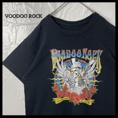 ミュージックtシャツ　VOODOOROCKブードゥーロック　黒ブラック　バンドt