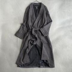 美品✨】Burberrys ガンクラブチェックコートベルト付オーバーサイズ