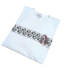 90年代 00年代　ギルダン　バセット　ドックプリント　犬　Tシャツ