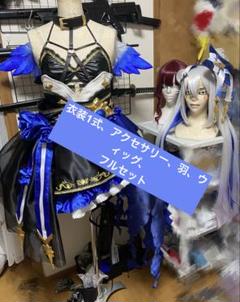 送料無料 日本 天音かなた ホロライブ 堕天使衣装ウィッグ メルカリ - フルセット コスプレ衣装