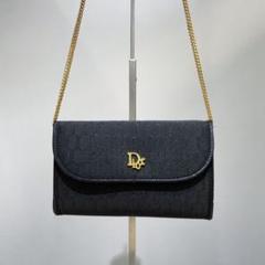 Christian Dior ディオール ハニカム柄 チェーン ショルダーバック