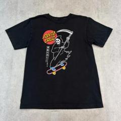 サンタクルーズ　RIOT SOCIETY　死神　Tシャツ　古着　ブラック　黒　L
