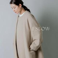 新品未使用】ESLOW 圧縮ジャージ カラーレスラグランオーバーコート